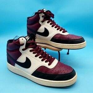 Nike Court Vision Mid Maroon